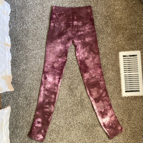 Free people pink tie dye leggings - Picture 3 of 4